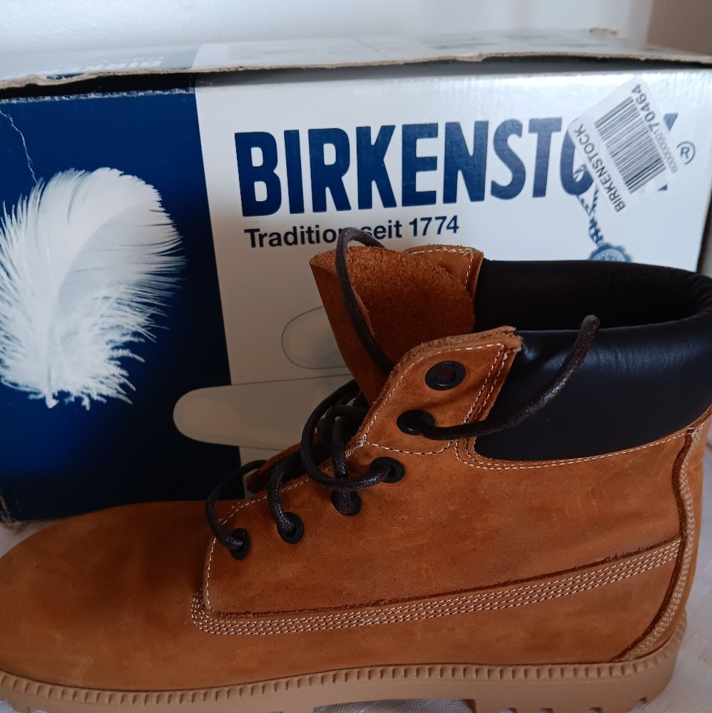 RARE Birkenstock Norton Ankle Boots 40 Narrow *Timberland style* - Picture 2 of 11